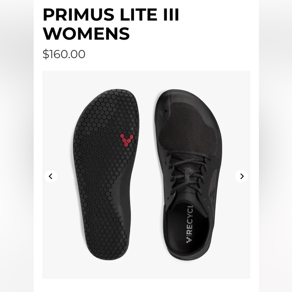 Vivo Barefoot Women’s 8 Primus Lite III
